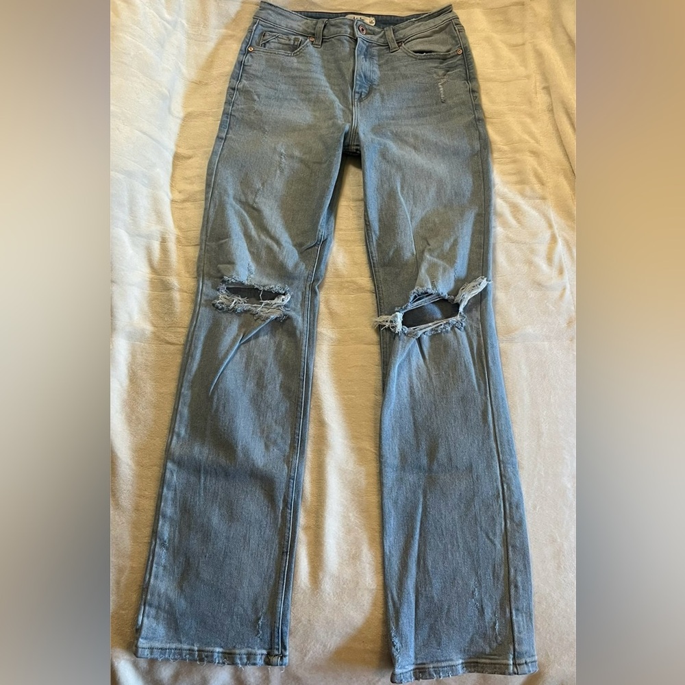 Classic Blue Boot Cut Jeans for Women